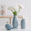Керамическая ваза из печи Жу (Zen Ru Kiln) для настольной композиции из цветов и декора зелеными растениями