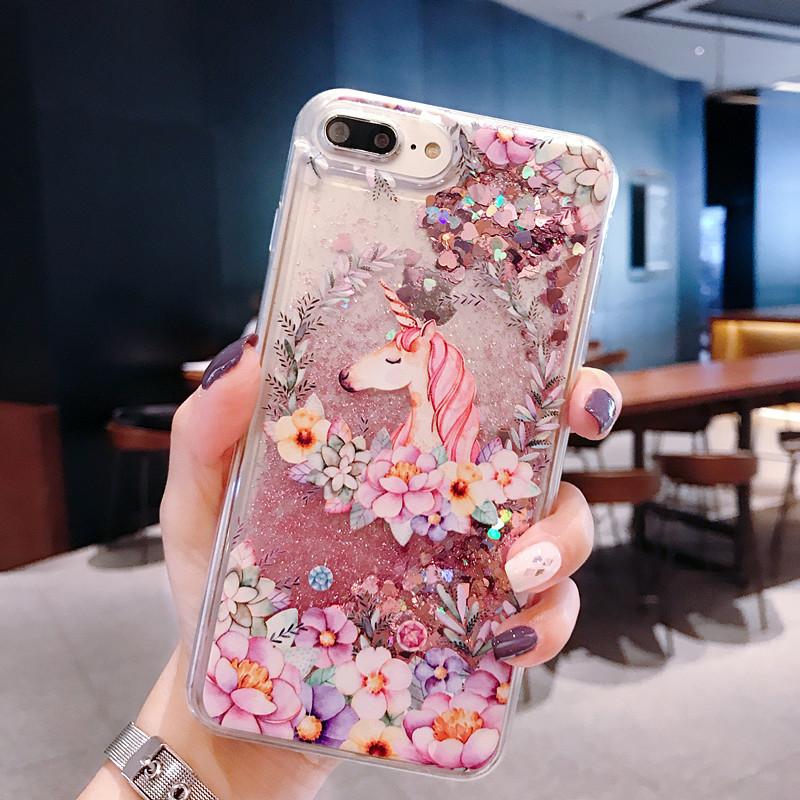TPU Flowers Cover Cell Phone case Mobile Accessories for iphone 7/8 Mobile 13PRO Silicone Female 11promax Mobile Phone case