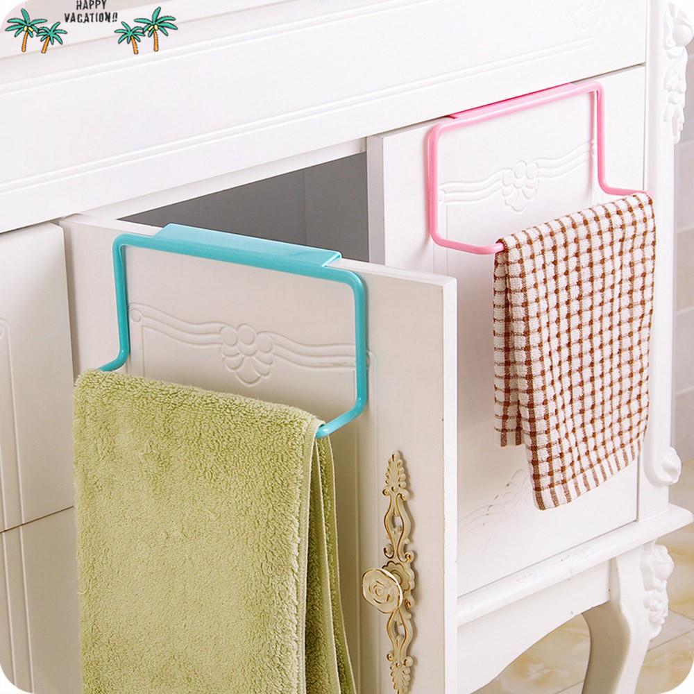 Вешалка для полотенец Подвесной держатель Органайзер Ванная комната Кухонный шкаф Вешалка для шкафа