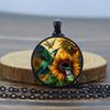 Fashion Hummingbird Necklace Pendant Jewelry Hummingbird Sunflower Butterfly Silver Pendant Chain