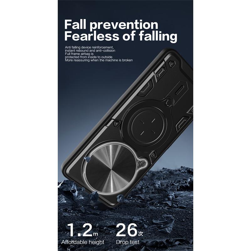 Нажимное окно магнитное кольцо подставка бронированный противоударный чехол для Xiaomi 15 Ultra держатель из сплава подставка ПК слайд объектив камера чехол для Mi 14 Pro 13 15 Ultra