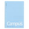 KOKUYO Campus Soft Ring Medium Horizontal Purchase Set of 10 Notebook, Ruled, Dotted, Cutoff, B5, Blue, S-S111BT-B [Bulk Books]