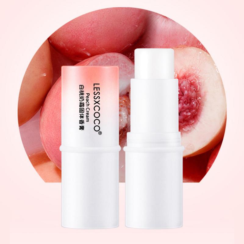 Твердые духи Белый персиковый улун Жасминовый кедровый легкий аромат для женщин Компактные портативные духи