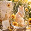Transparent Embossed Glass Cup Bee Bird Pattern Mug Multi-Purpose Clear Milk Cup  Gifts