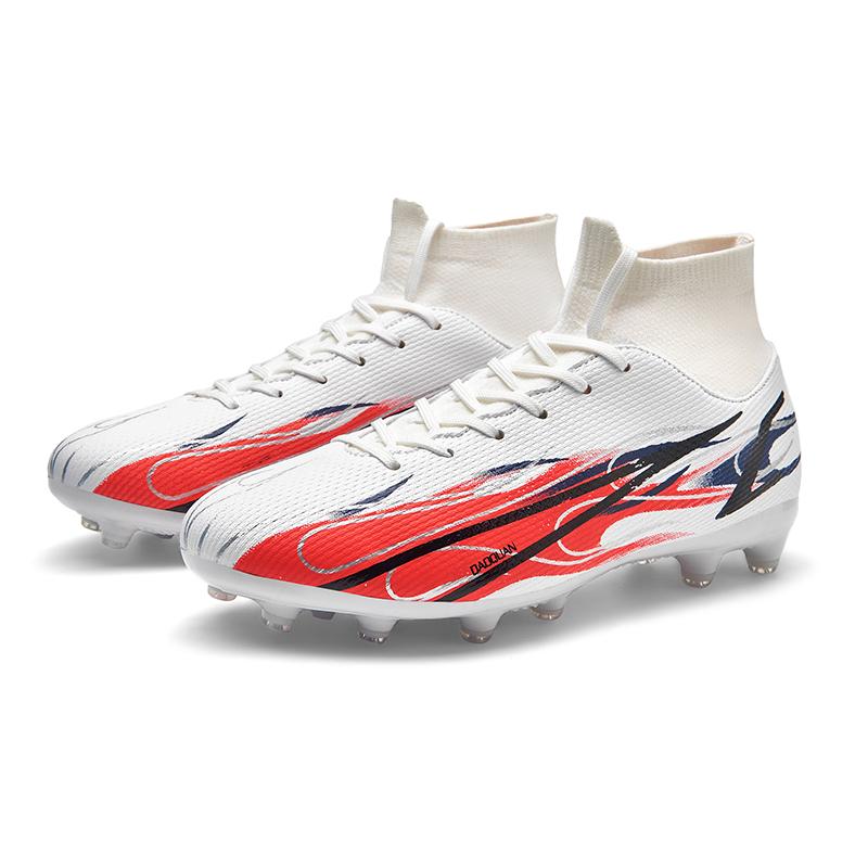 35-47 Yards Shock-absorbing Non-slip Wear-resistant High-top Socks New Long Nails Outdoor Football Sneakers