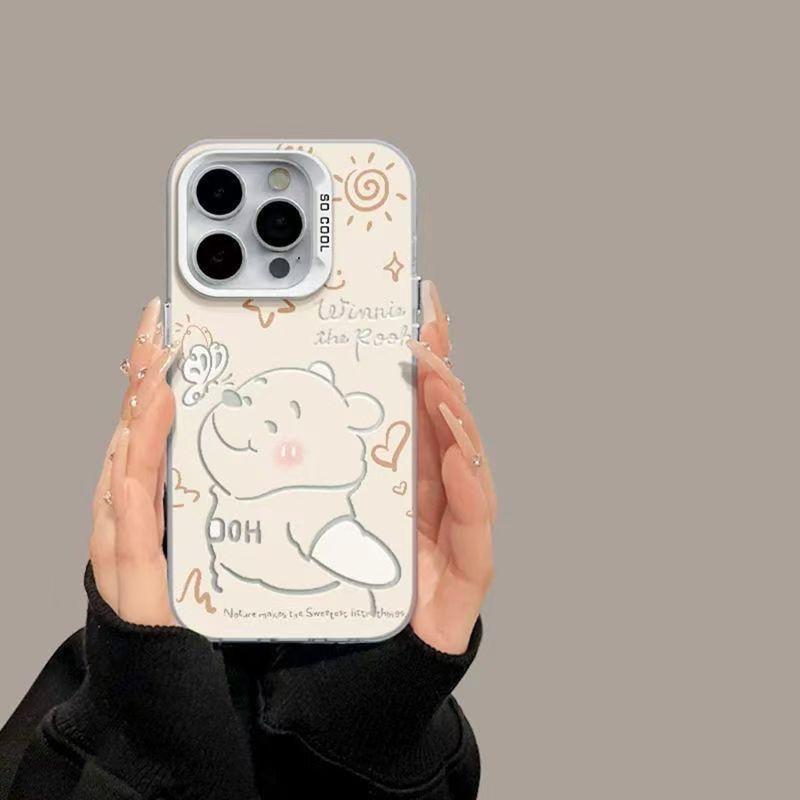 Винни-Бабочка подходит для чехла на телефон Apple 11 iPhone11/11/11/promax защита от падения мультяшный