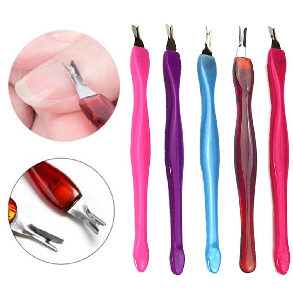 Cuticle Nipper Pedicure Nail Polish Removal Nail Cuticle Pusher Dead Skin Fork Cuticle Remover