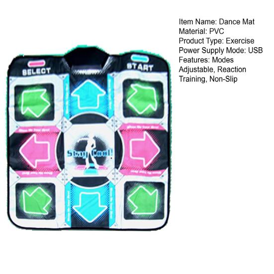 Детский танцевальный коврик для взрослых, 3 игровых режима, USB-танцевальный коврик, водонепроницаемый, нескользящий, ПВХ, электронный музыкальный танцевальный степ-коврик для малышей, мальчиков и девочек, подарок на Рождество и день рождения