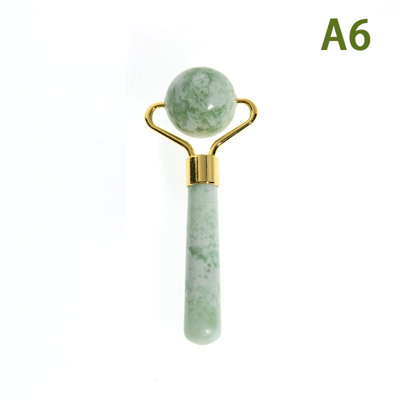 Natural Jade Ball Face Roller Gua Sha Scraper Massager Facial Eye Beauty Massager Roller Face Lifting Wrinkle Remover Skin Care
