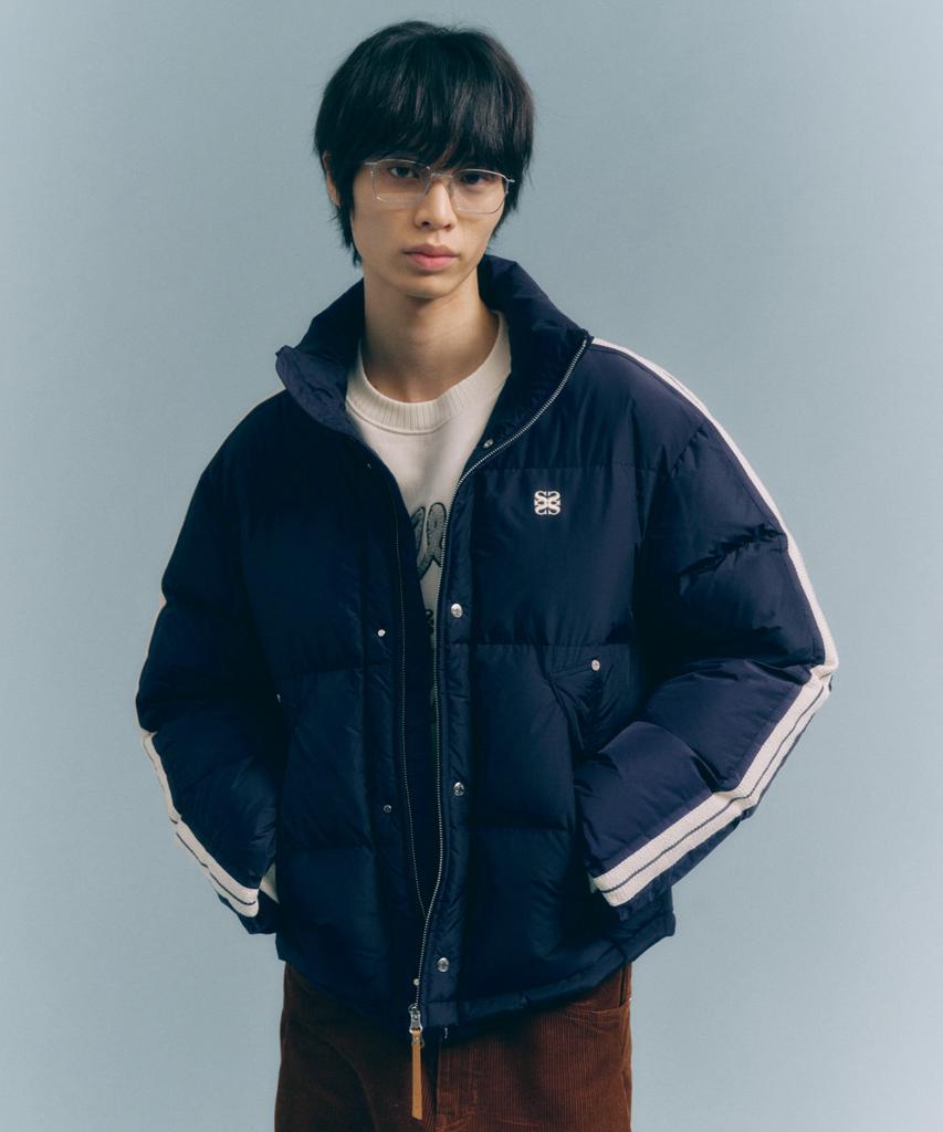 Satur Roton Duck Down Padded Jacket Navy