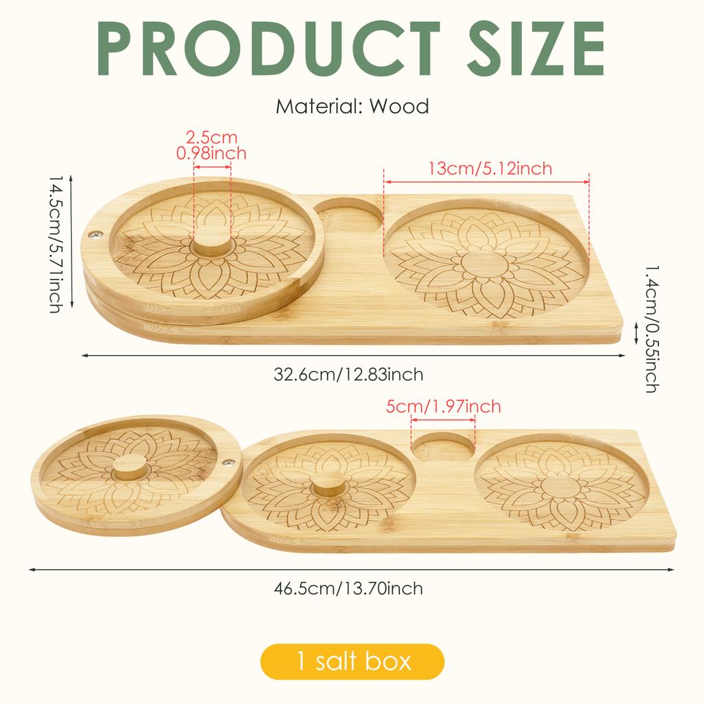 Вращающийся поднос для приправ для коктейлей Барный винный аксессуар Маргарита Соль Риммер Деревянный контейнер для сахарной кромки для коктейлей Инструмент бармена