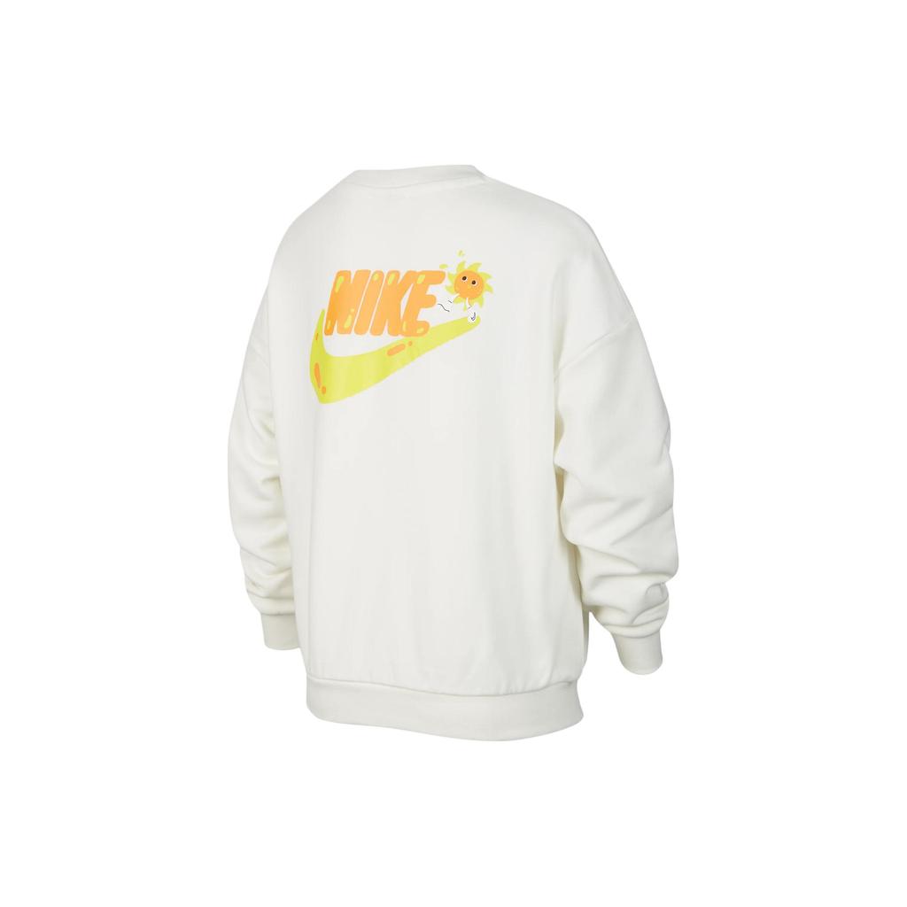 Nike Спортивная одежда, однотонный свитер с круглым вырезом, повседневный свитер с длинным рукавом, детская толстовка Sail HF1126-133