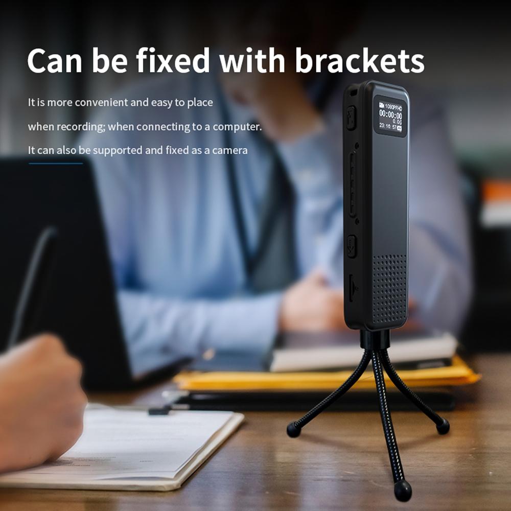 1080P WiFi Body Camera with Audio and Video Recording Wearable Body Cam Mini Camcorder with Red