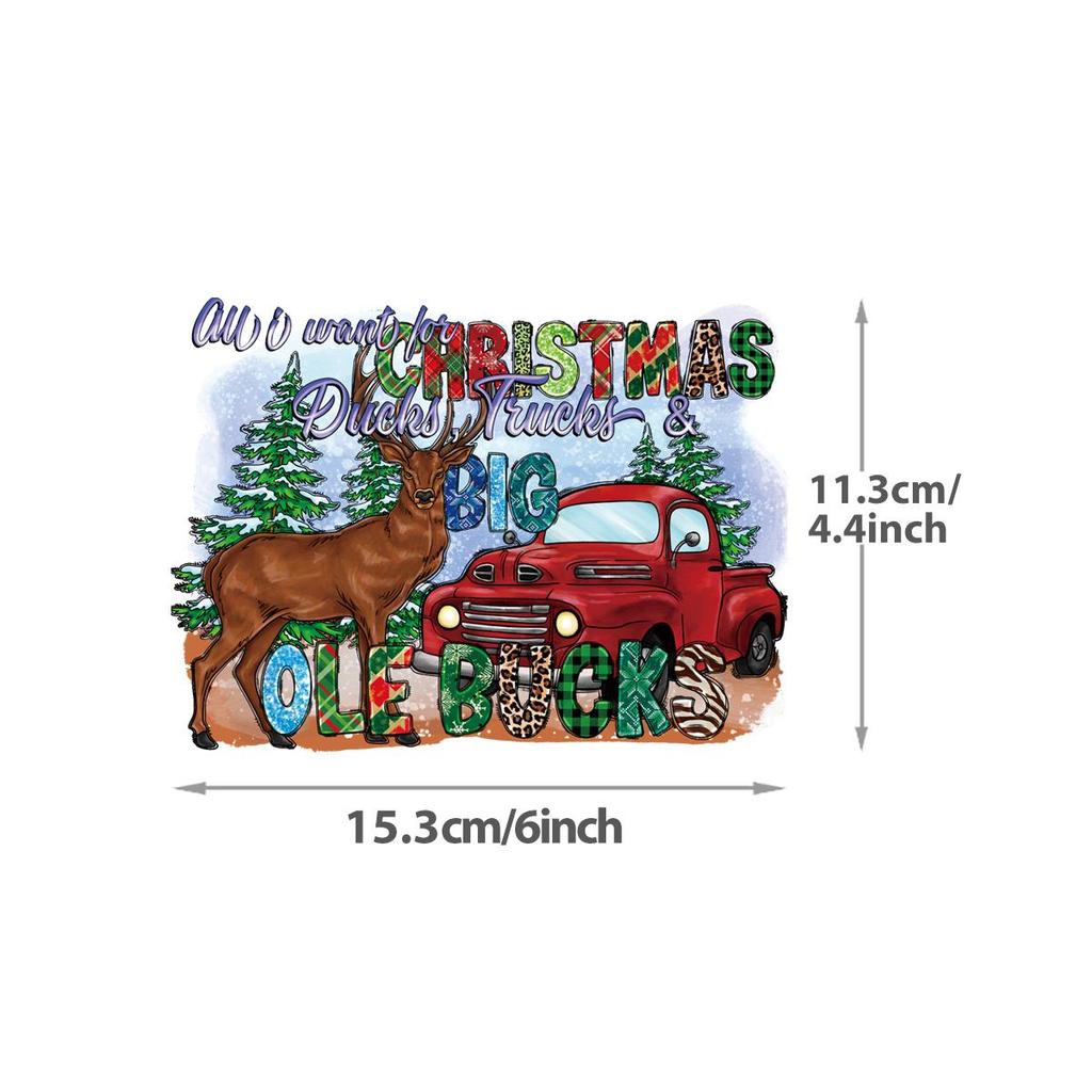 Детская одежда нашивка термонаклейка рождественский подарок ребенку наклейки толстовки топы своими руками моющийся термопресс виниловая нашивка для одежды