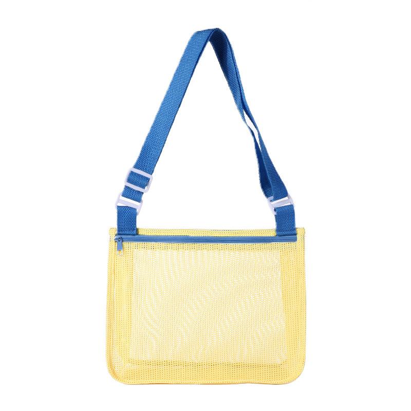 Portable Beach Bag Mesh Swimming Bag For Children Beach Toy Baskets Storage Bag Kids Outdoor Toy Seashell Bags
