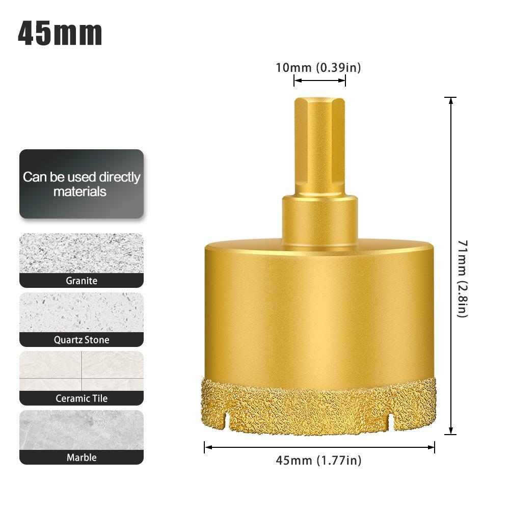 Многофункциональное сухое сверло для плитки: мрамор, керамогранит, гранит и стекло — идеально подходит для легкого сверления отверстий
