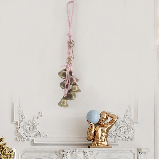 Колокольчики ведьмы Дверная ручка Металлические подвесные колокольчики Викка Магия Ветер Колокольчики