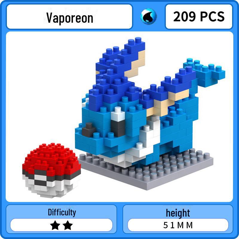 Leboyu Elf Cartoon Micro Diamond Building Blocks - пазл для детей с мелкими частицами, модели 8044 - 8063.