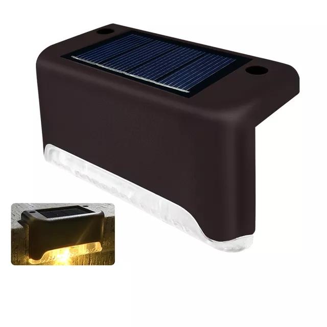 Светодиодное наружное освещение забора Солнечные палубные фонари Солнечные ступенчатые светильники Водонепроницаемый светодиод