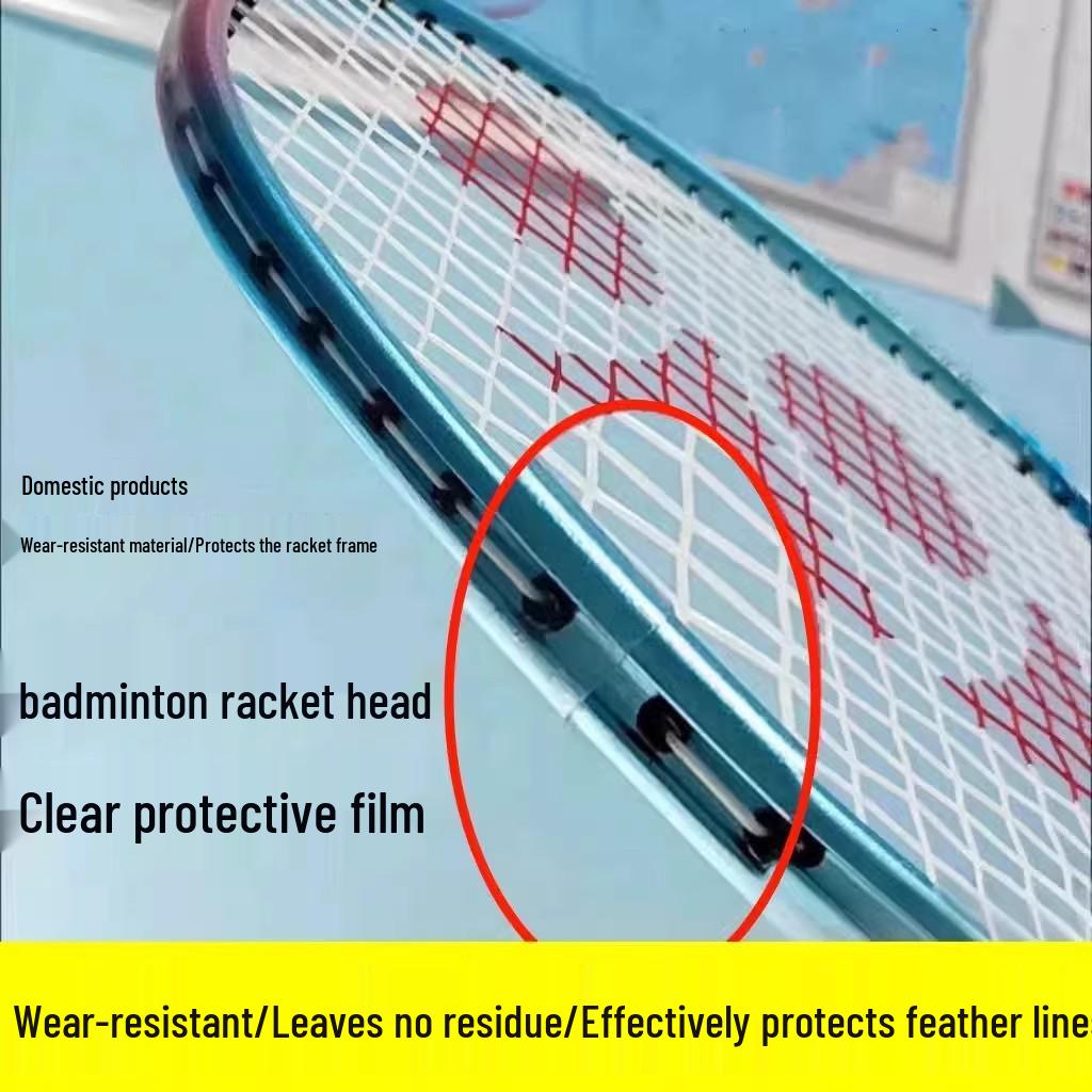 Transparent Badminton Racket Edge Protection Stickers - Newcomer Exclusive