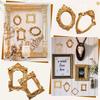 3D DIY Shadow Box Frame Gold Wedding Photo Display Frames  Photography Background Decoration