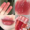 Bear Crystal Frozen Strawberry Lip Gloss - Mirror Finish, Whitening, All-Match Lip Glaze.