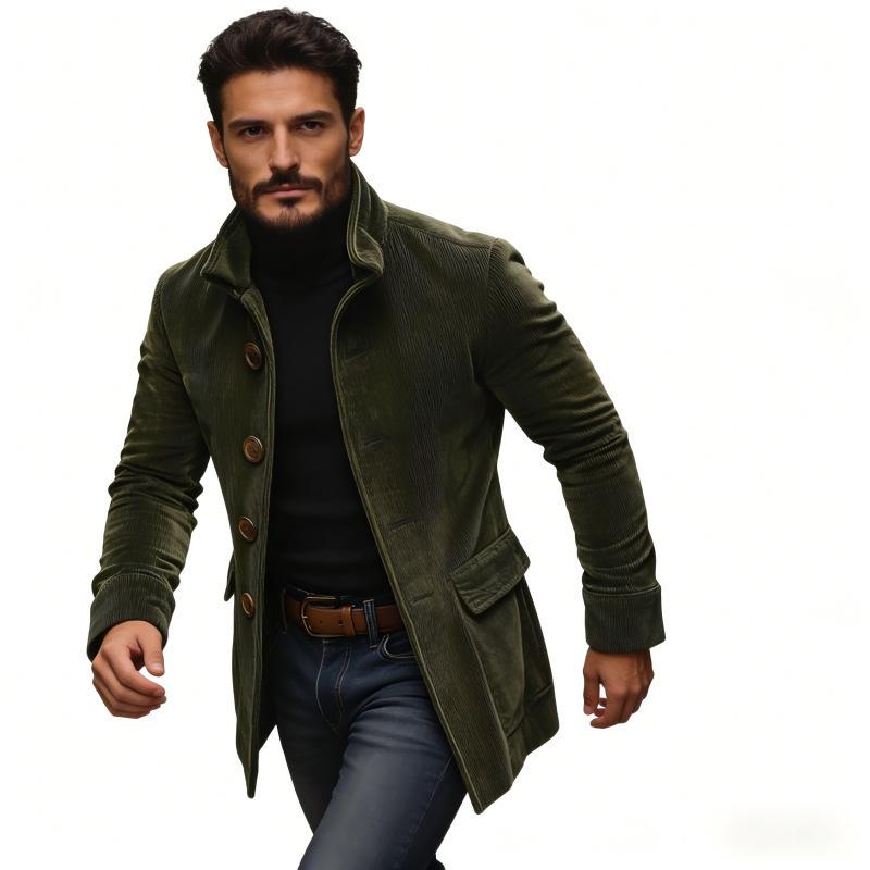 Модный однобортный пиджак для мужчин 2025 года - Многоцветный, Разные размеры