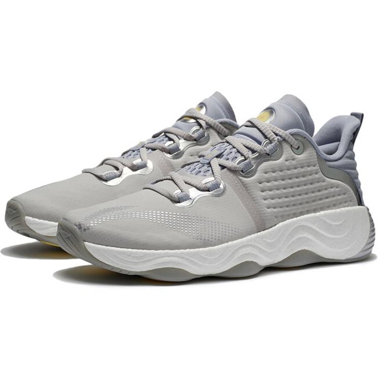 Li-Ning Многофункциональная спортивная обувь для зала, athleisure, повседневная, серая, мужская AFVS003-1
