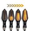 2023 Moto Turn Signal Light 12V Flowing LED Indicator Bright Signal Light, Daytime Running Lights Brake Lights for Motorcycle