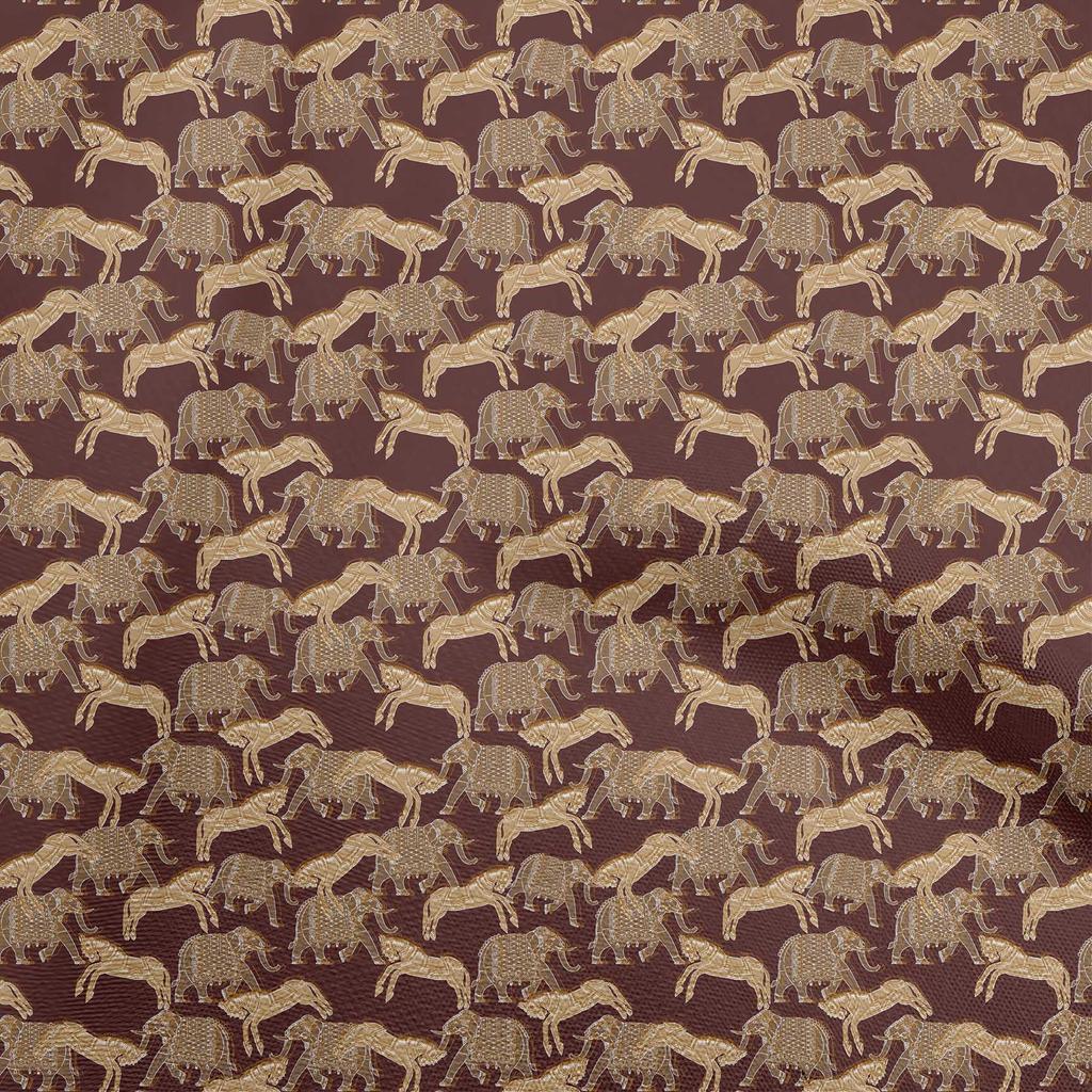 oneOone Ткань Cotton Flex темно-зеленого цвета, ткань для шитья слона, ярд, напечатанная своими руками, швейные принадлежности для одежды, 40 дюймов