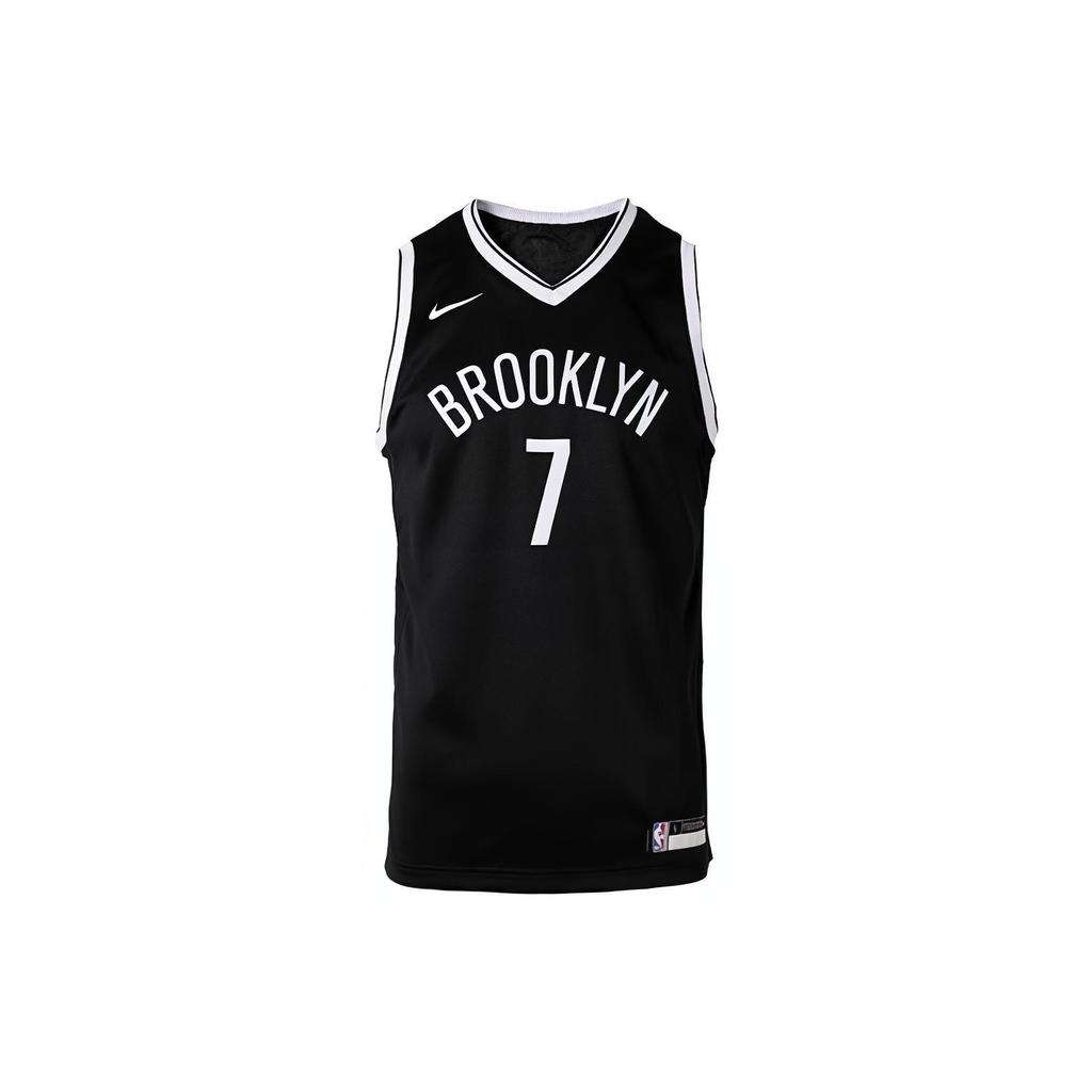 Nike Повседневный спортивный костюм Brooklyn Nets Durant 7 с принтом V-образный вырез для соревнований, тренировок, отдыха на природе, модный жилет для детей, топы, черный 3Z2B7BZ2P-NYNKD