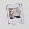 Acrylic Magnetic Photo Frame Double-Sided Clear Picture Display Frame Refrigerator