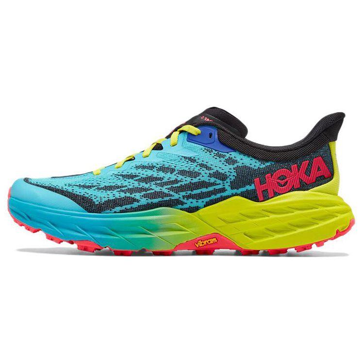 HOKA Speedgoat 5 Scuba Blue Черные мужские кроссовки 1123157-SBBK