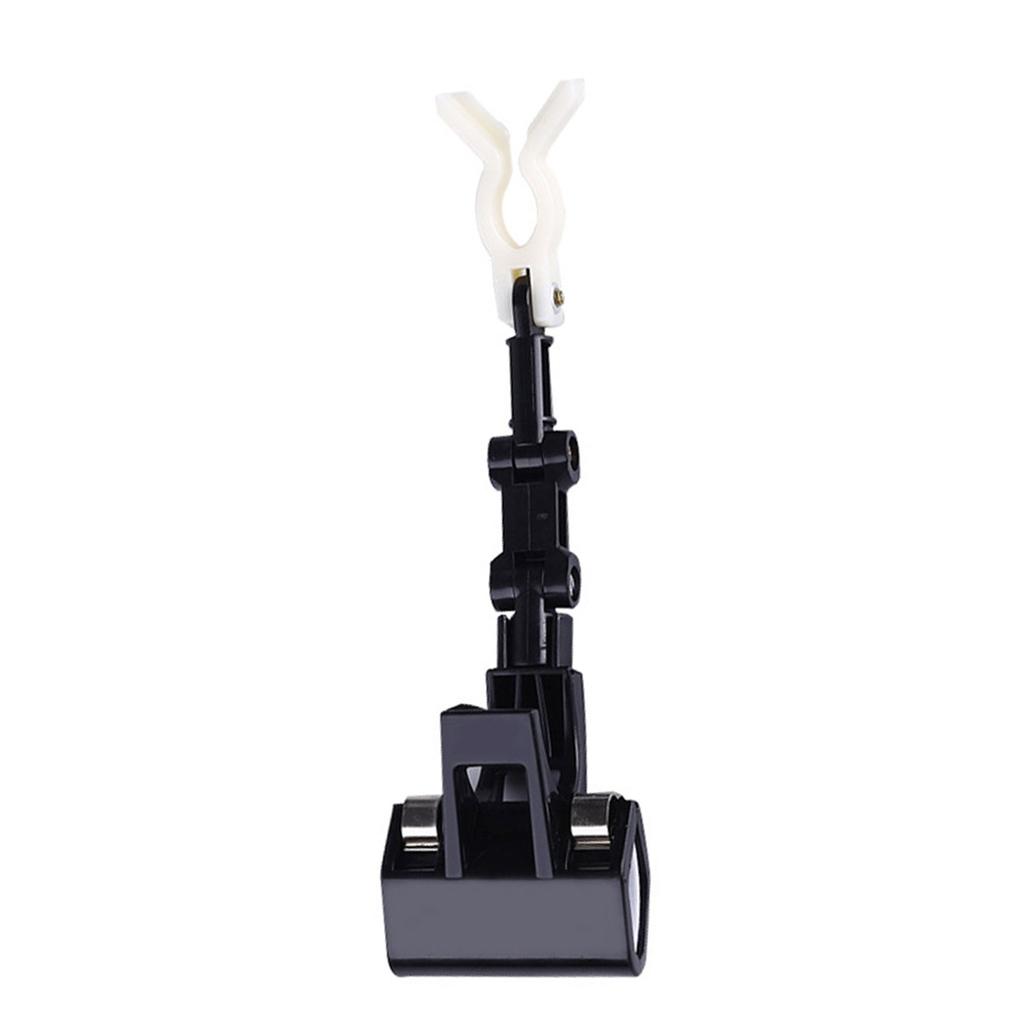 Bridge Raft Fishing Rod Holder 360 Degree Rotations Adjustable Fishing Rod Rack Large Clamp Foldable Fishing Rod Holder