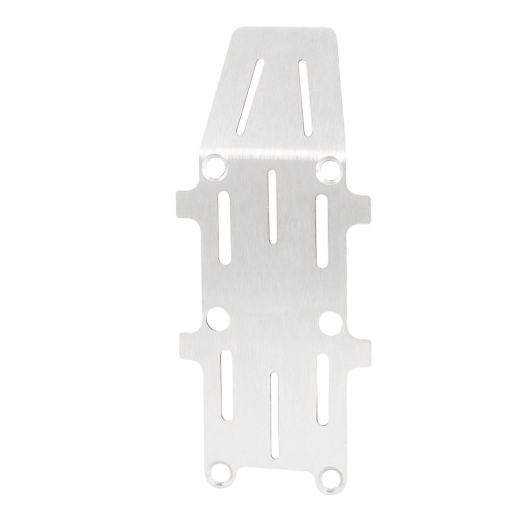 XBERSTAR RC Chassis Armor for Tamiya 1/10 Hornet EVO RC, Front and Rear Chassis Guards, Stainless Steel Skid Plates