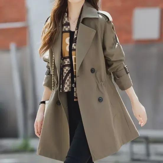 British Style Women's Windbreaker: Casual, Loose-Fit Coats for Spring & Autumn 2025