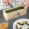 Пластиковый набор для приготовления суши Круглый Квадратный Сердцевидный Антипригарные Инструменты для приготовления суши Многофункциональная Форма для рулетов-тортов DIY Кухонные Аксессуары