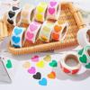 500 Pcs Cute Gift Packaging Stationery Love Heart Shaped Sticker Seal Labels Scrapbooking
