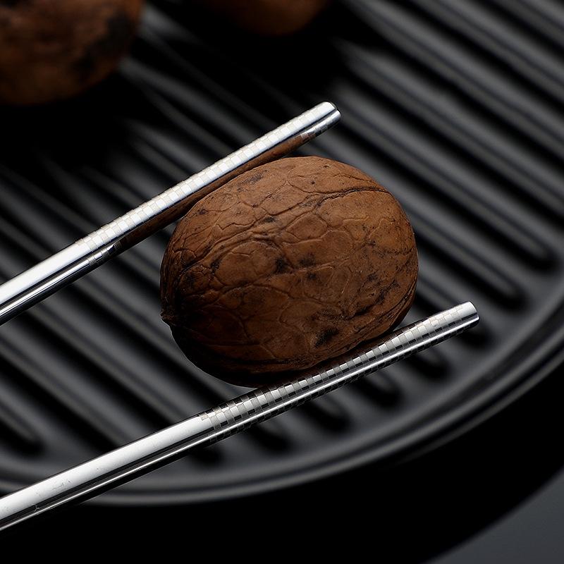 304 Stainless Steel Extra Long Chopsticks, Reusable Metal Chopsticks, Non-Slip Chinese Tableware, Food Noodles Utensil