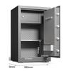 Deli AE122 Fingerprint Password Anti-Theft Safe