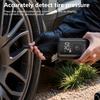 Портативный воздушный компрессор 7,4 В для автомобильных шин, беспроводной, автоматическая быстрая накачка для автомобилей, велосипедов, мотоциклов, черный