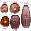 Whole Wood Lovesickness Wood with Irregular Oval Solid Wood Pan Plate Fruit Dishes Saucer Tea Tray Dessert Plate Tableware Set