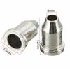 6Pcs Sweet Voice Musical Chrome Telecaster Guitar String Caps Temperament 1/4" String Ferrules