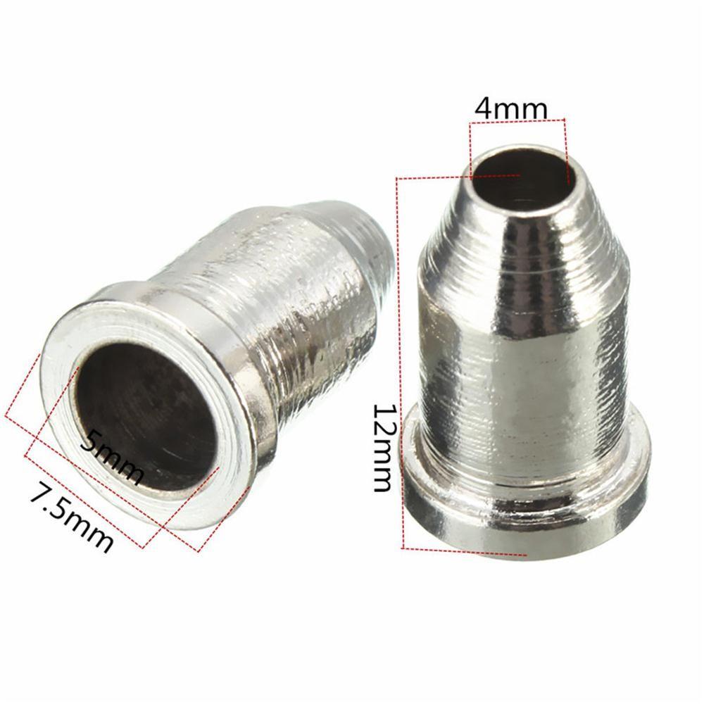 6Pcs Sweet Voice Musical Chrome Telecaster Guitar String Caps Temperament 1/4" String Ferrules