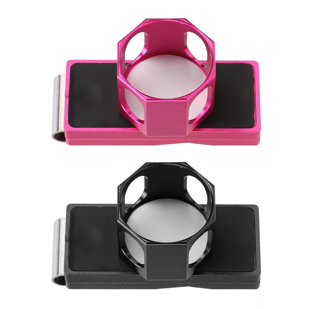 Billiard Chalk Holder Clip Magnetic Portable Octagonal Inner Round Single Section Pool Cue Chalk Cas