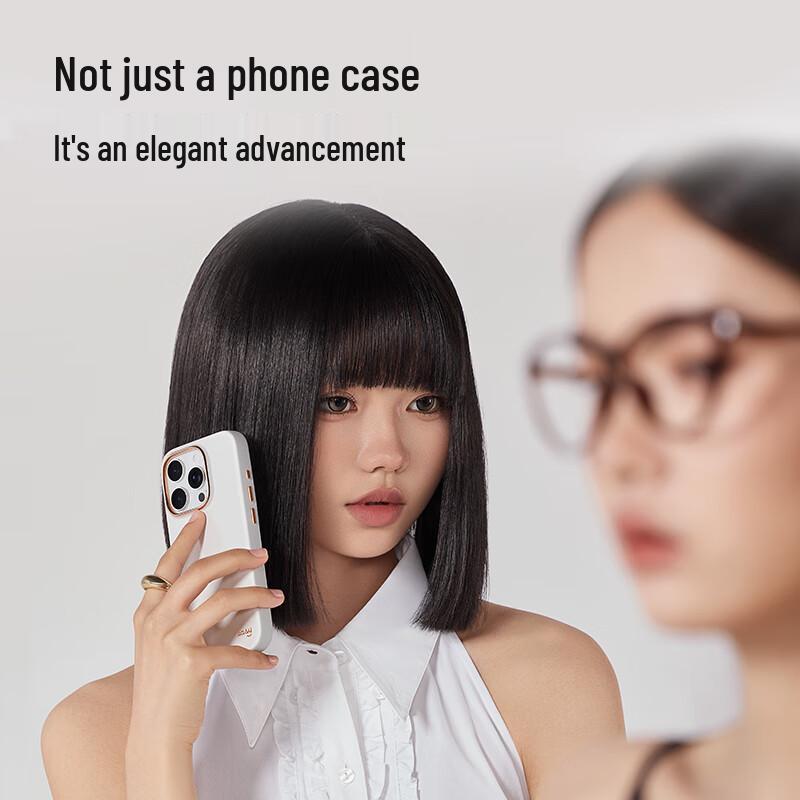 EasyAcc Чехол из премиальной кожи с магнитным полным покрытием для iPhone 16 Pro Max