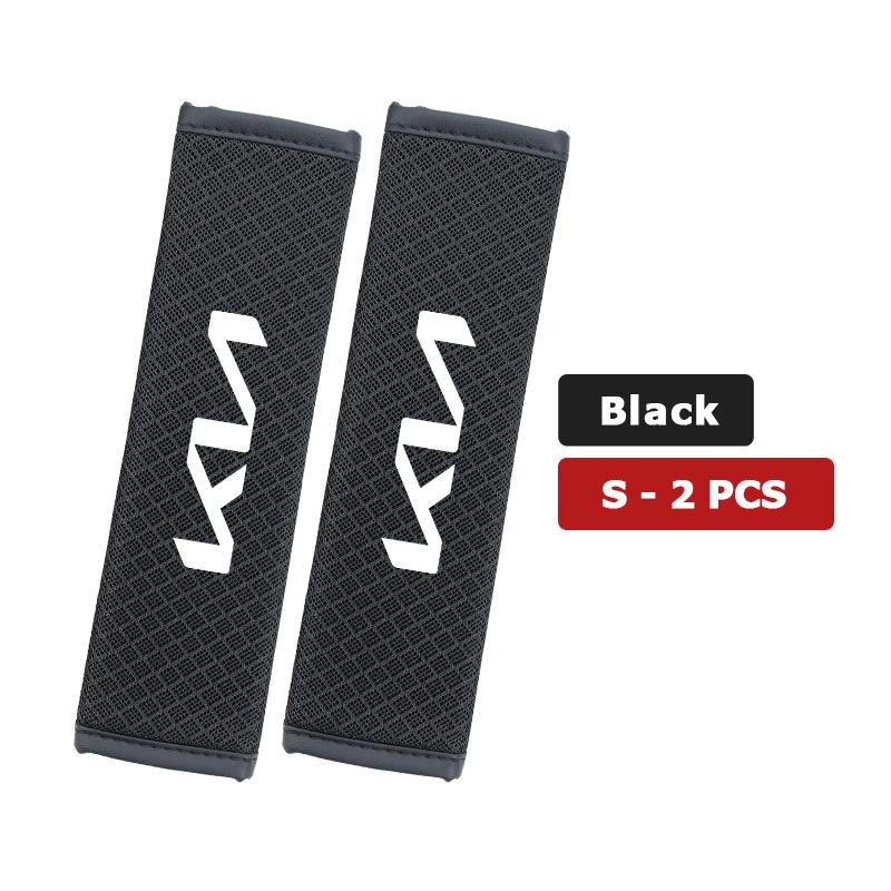 CAONU1 Car Adjustable Ice Silk Shoulder Cover Seat Belt Pad Strap Padding Accessories For KIA Ceed Sportage Rio K5 K2 Optima Cerato