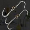 Cattle Beef Duck Heavy Meat Hanging Hook Stainless Steel Single Double Hook Roast Chicken Wing Tools Chinese Restaurant Hooks