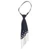 Korean Style Imitation Pearls Embellished Necktie Adjustable Slip On Design With Tassels Trim For Parties Prom Wear