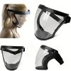 Unisex Full Shield Mask Transparent Motorcycle Cycling Windproof Dust-proof & Anti-Wind Safety Glasses Protection